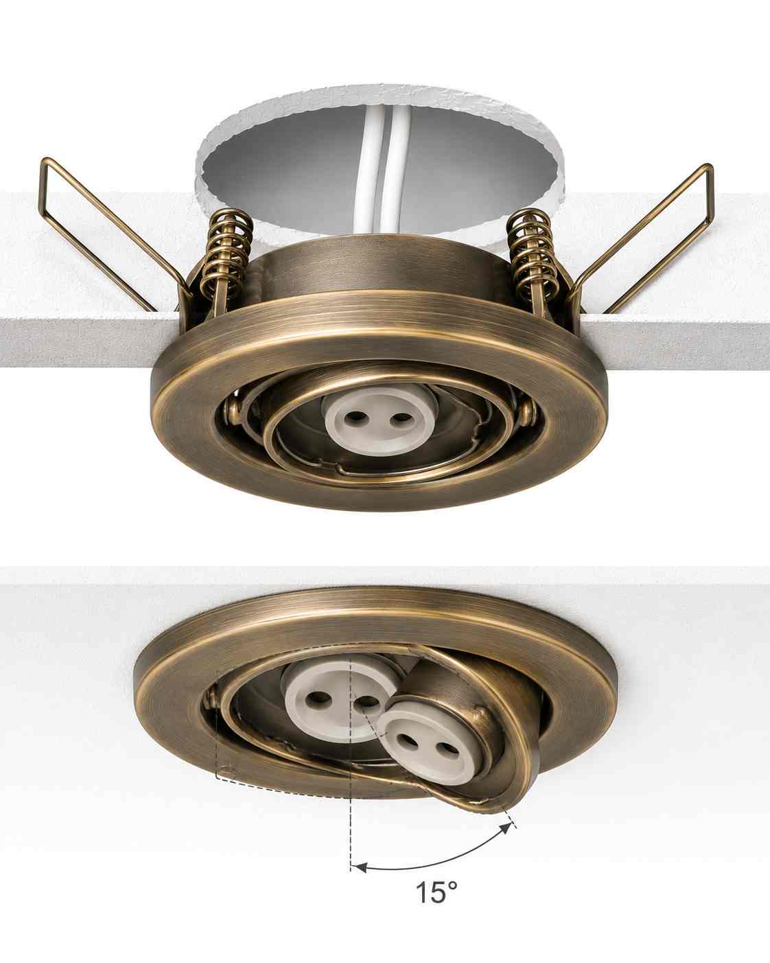 ARGUS CT-2115-AN montáž pružinkové uchycení podhled úhel 15  stupňů